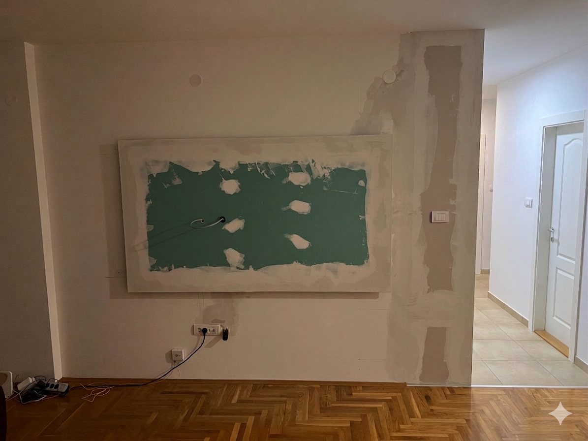 Niše i police — primer rada u Novom Sadu, EuroGipsNA